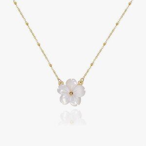 Minimalist Cherry Blossom Flower Necklace